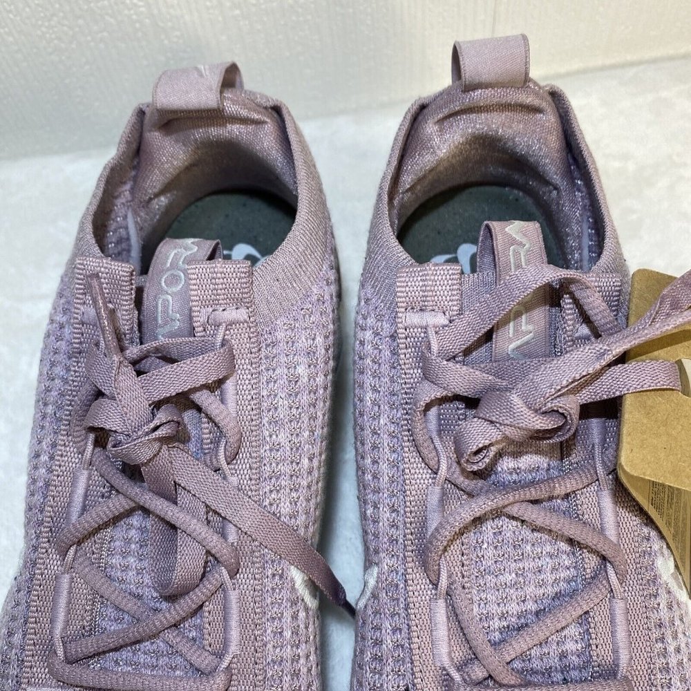 Nike Women's Purple Knit VaporMax Style Athletic Shoes - Picture 5 of 11